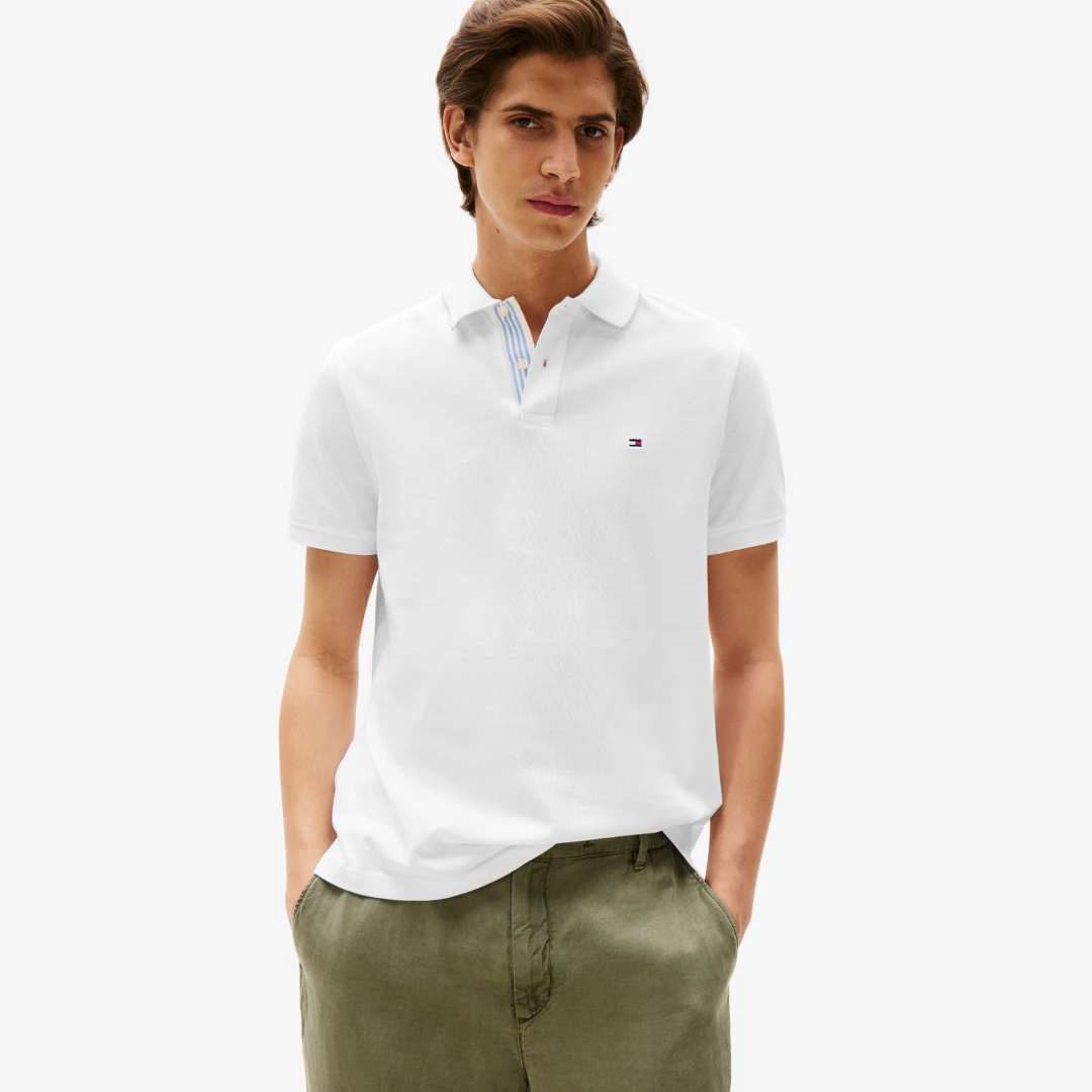Seas Placket Intrest Polo by TOMMY HILFIGER