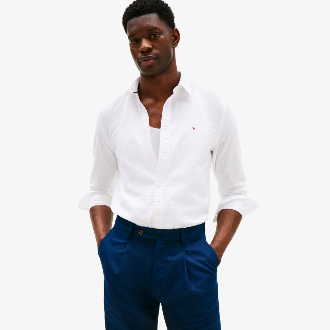 Dobby Structure Regular Fit Chemises