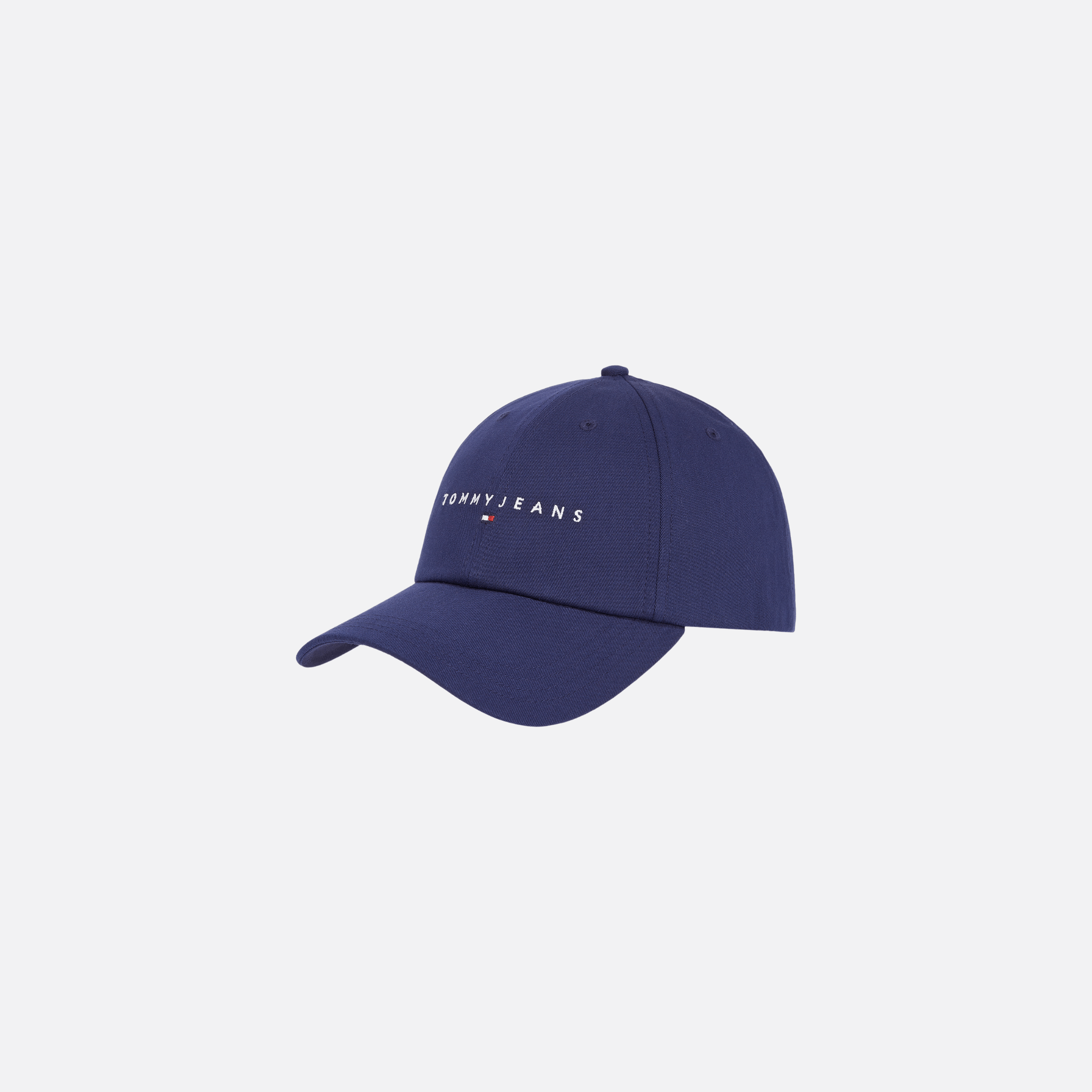 tommy jeans linear logo cap adultes homme casquettes bleu
