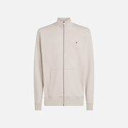 Tommy Hilfiger Essential Terry Zt Stand Collar Adultes Homme Sweatshirts Blanc Cassé