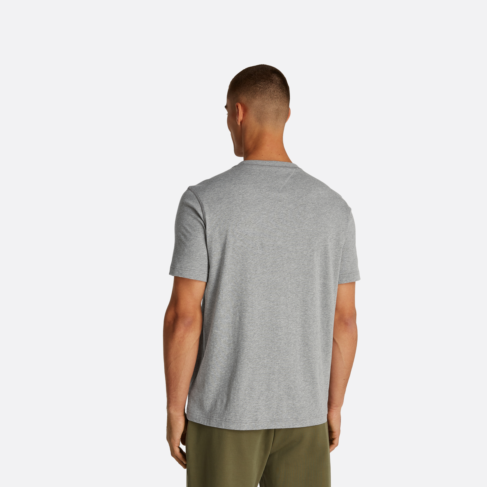 Tommy Hilfiger Big Hilfiger Tee Adultes Homme T-Shirts Gris