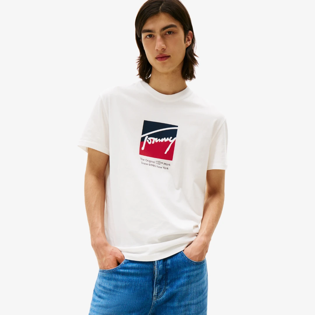 Signature Logo T-Shirts by TOMMY HILFIGER