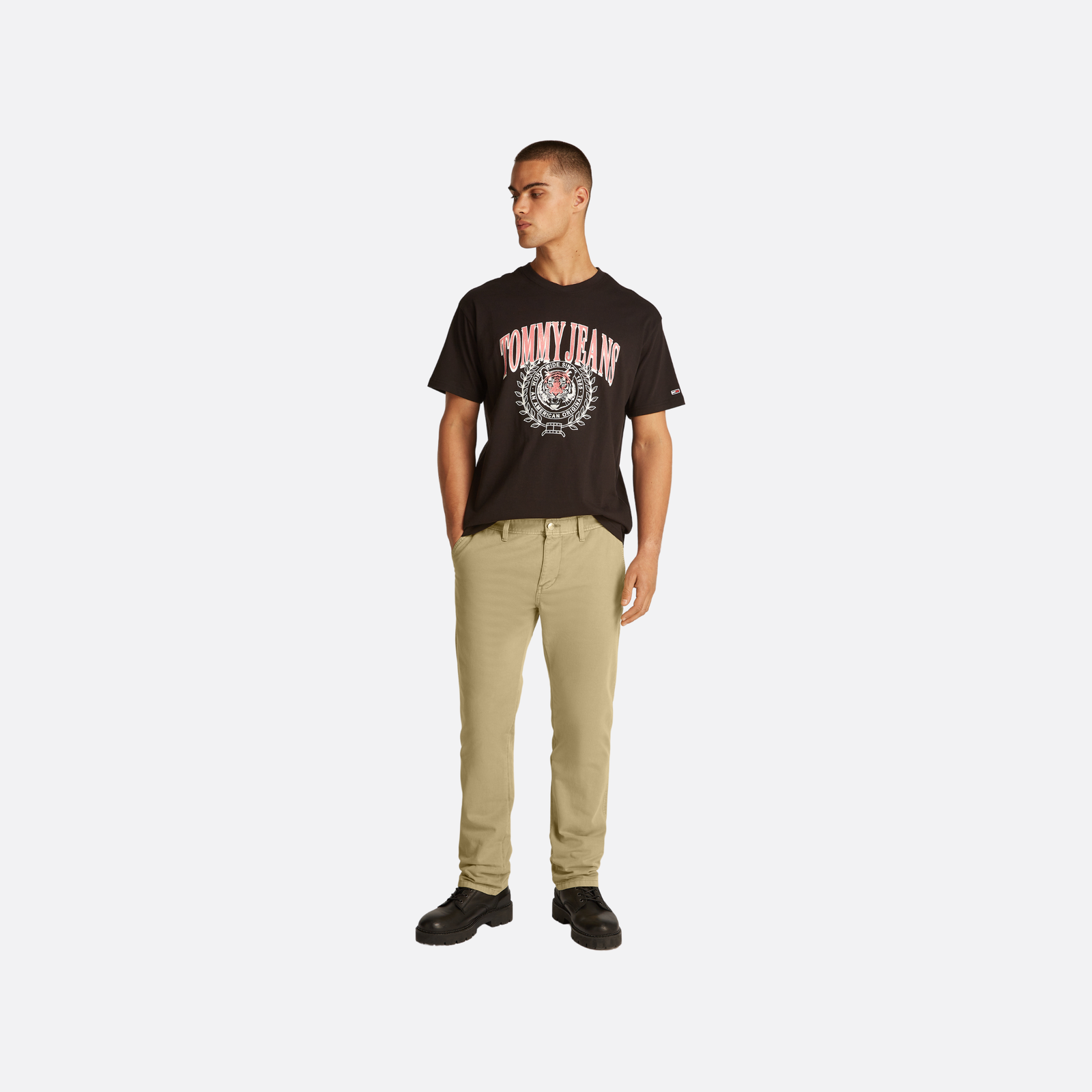 Tommy Jeans Ryan Chino Adultes Homme Pantalons & Chinos Beige