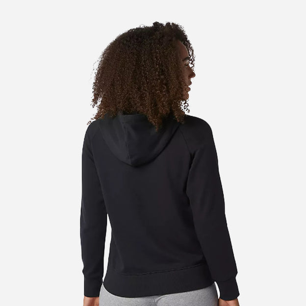 New Balance Essentials Stacked Logo Pullover Sweat A Capuche Adultes Femme Noir