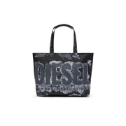 حقيبة تسوق Diesel Rave Tote NS X للبالغين والنساء، حقيبة تسوق سوداء