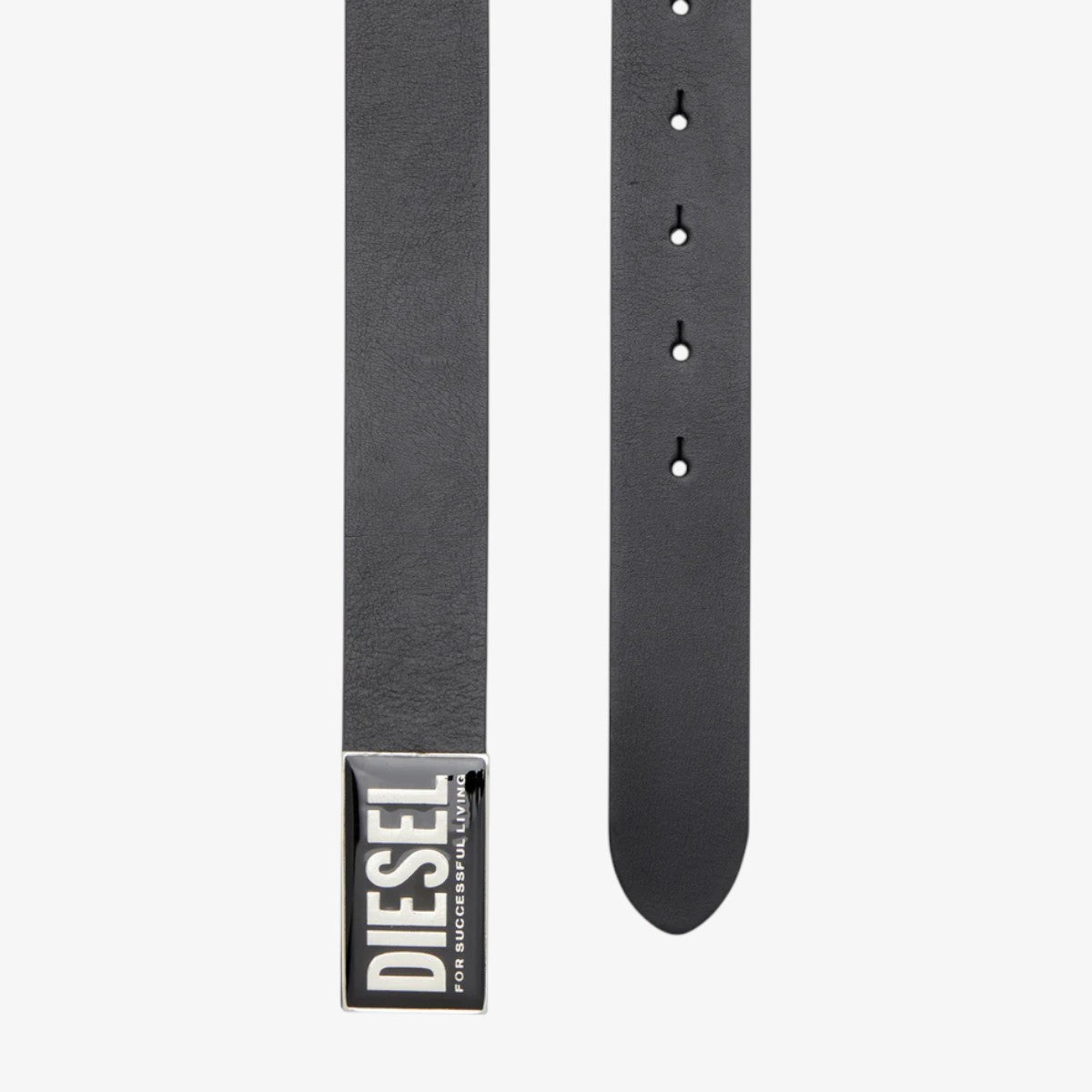 Diesel Ceintures En Cuir Brillant Avec Boucle Logo