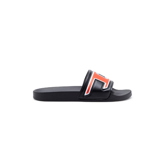 Diesel Sa-Mayemi D Adultes Sandales Homme Claquettes Noir