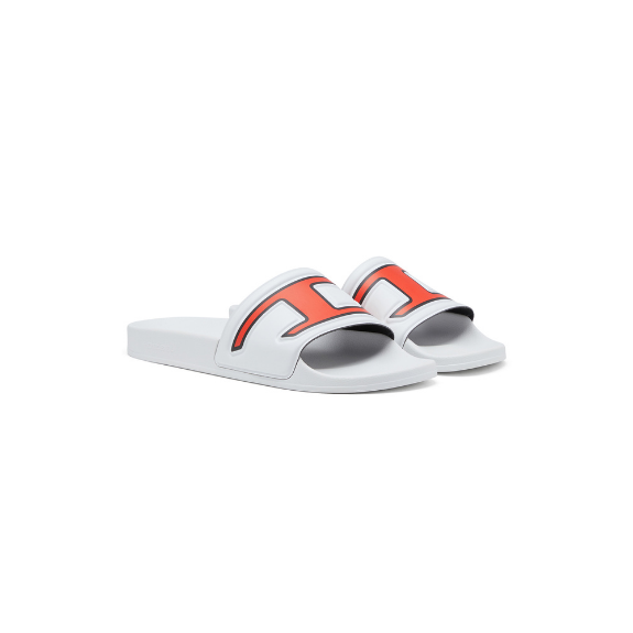 Diesel Sa-Mayemi D Adultes Sandales Homme Claquettes Blanc
