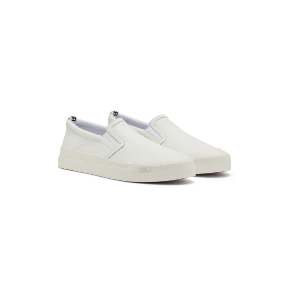 Diesel S-Athos Slip On Adultes Chaussures Homme Baskets Blanc