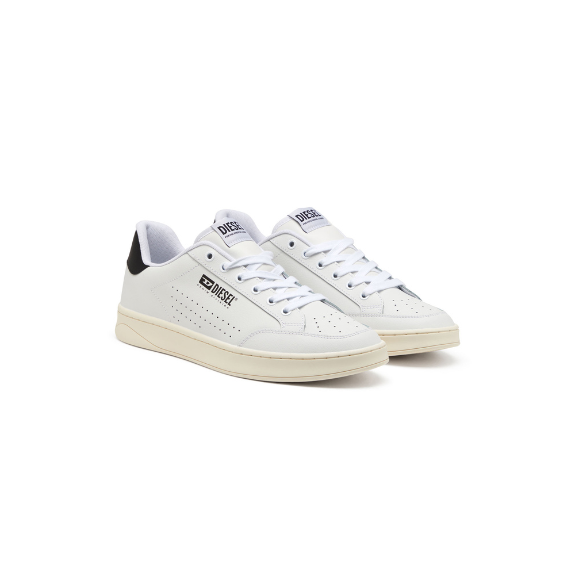 Diesel S-Athene Vtg Adultes Chaussures Homme Baskets Blanc