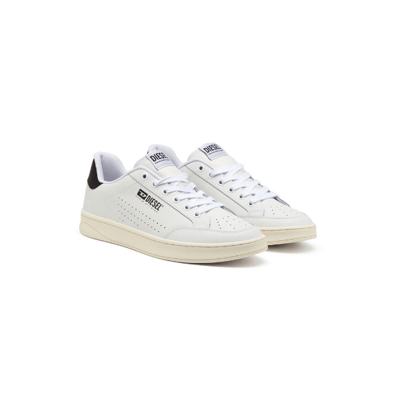 Diesel S-Athene Vtg Adultes Chaussures Homme Baskets Blanc