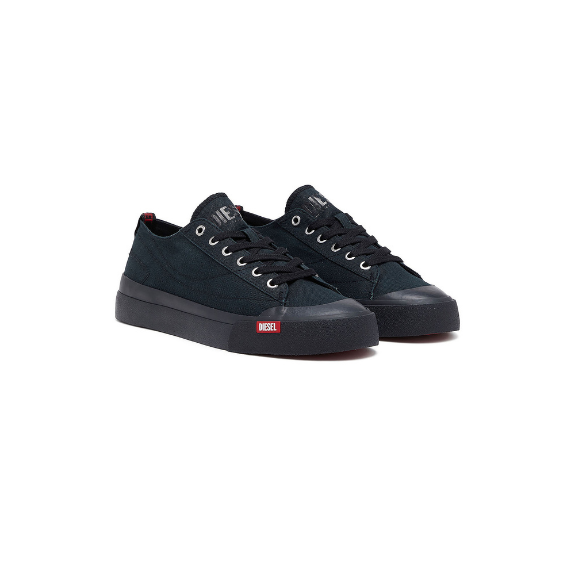 Diesel S-Athos Low Adultes Chaussures Homme Baskets Noir