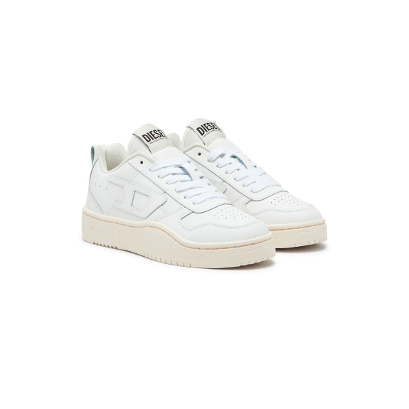 Diesel S-Athene Vtg W Adultes Chaussures Femme Baskets Blanc