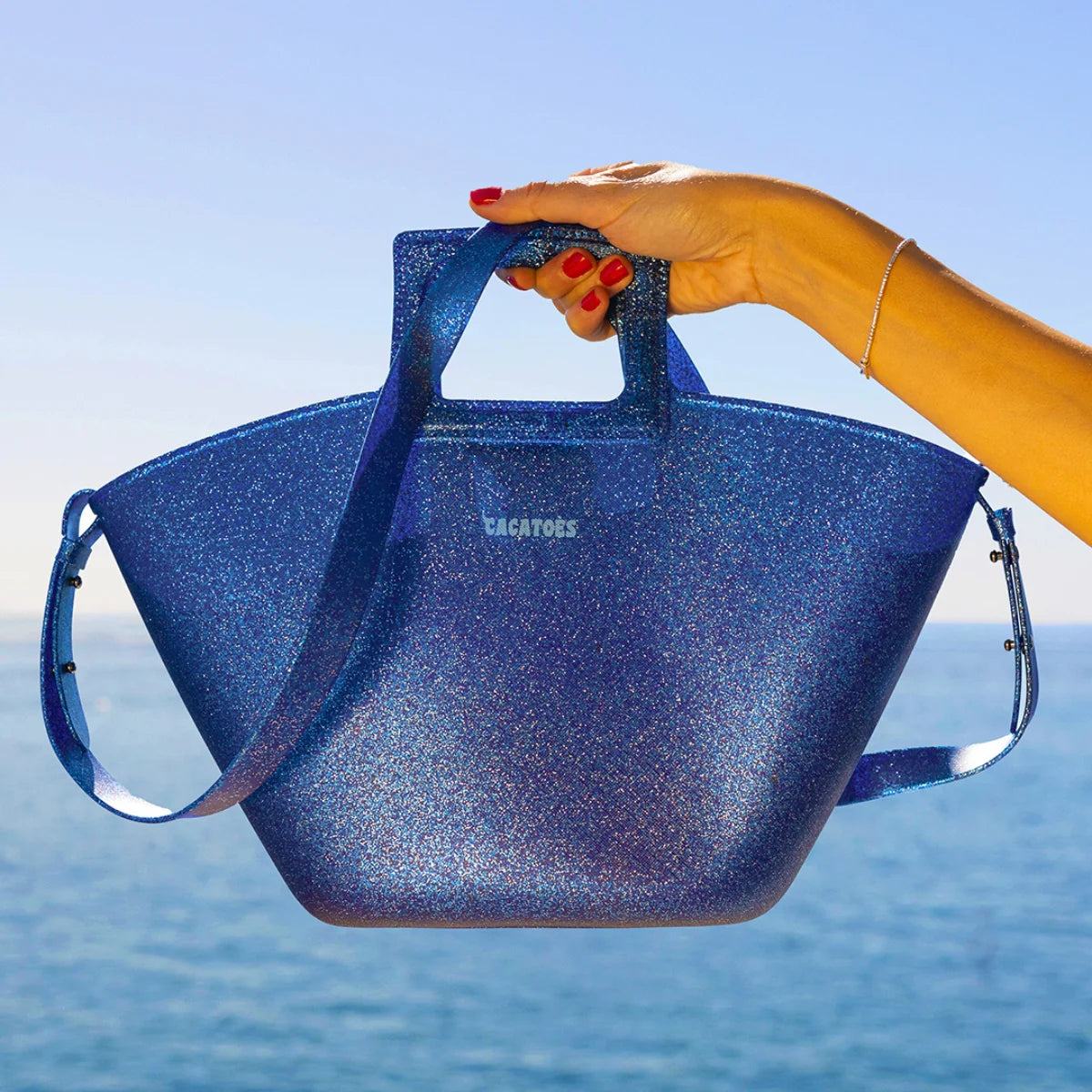 Cacatoès MARISCO GLITTER ROYAL BLUE Handbag Femmes