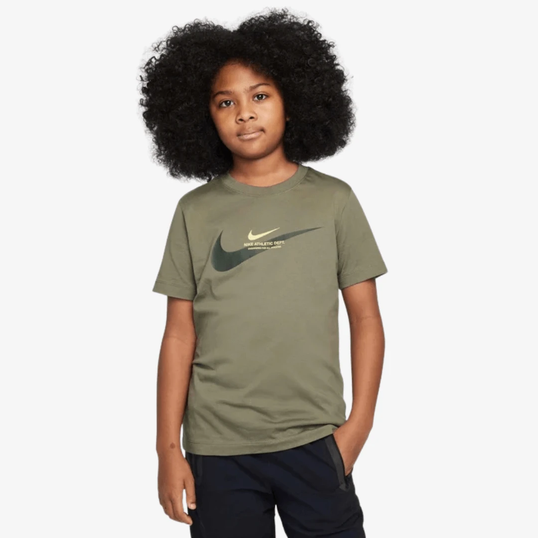 Nike Sportswear Graphic T-Shirts for kids, featuring a stylish logo and designed for comfort and movement.