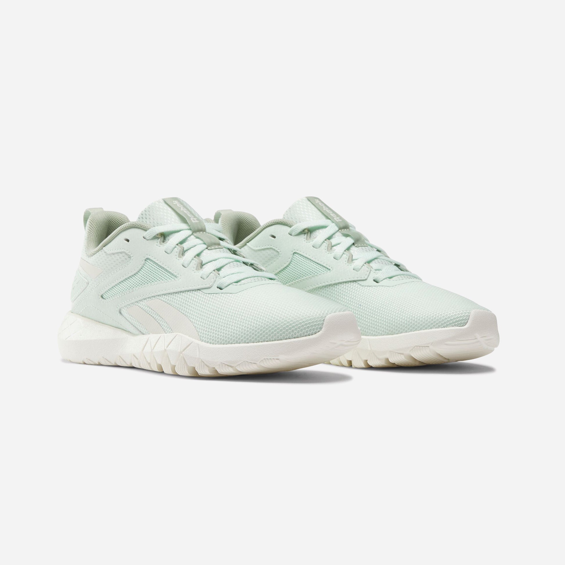 Reebok Flexagon Energy TR 4 Chaussures De Running en vert clair offrant confort et performance pour vos entraînements.