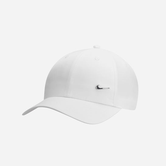 NIKE LOGO SWOOSH METAL CASQUETTE BLANCHE