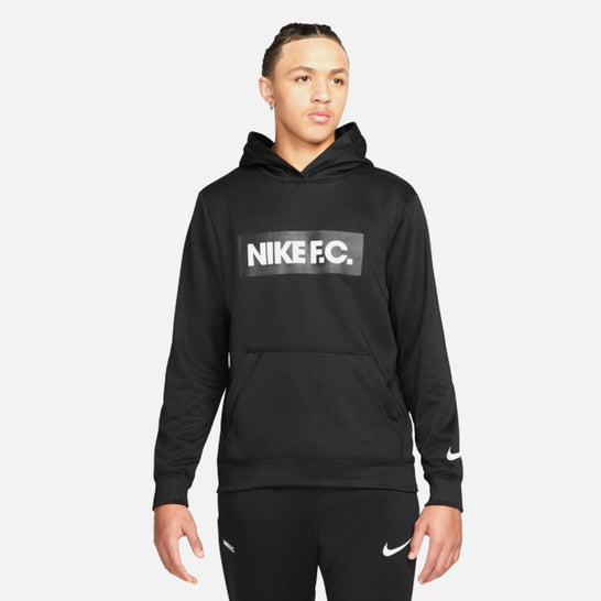 Nike Dry-Fit Football F.C. Libero Sweat À Capuche Adultes Homme Noir