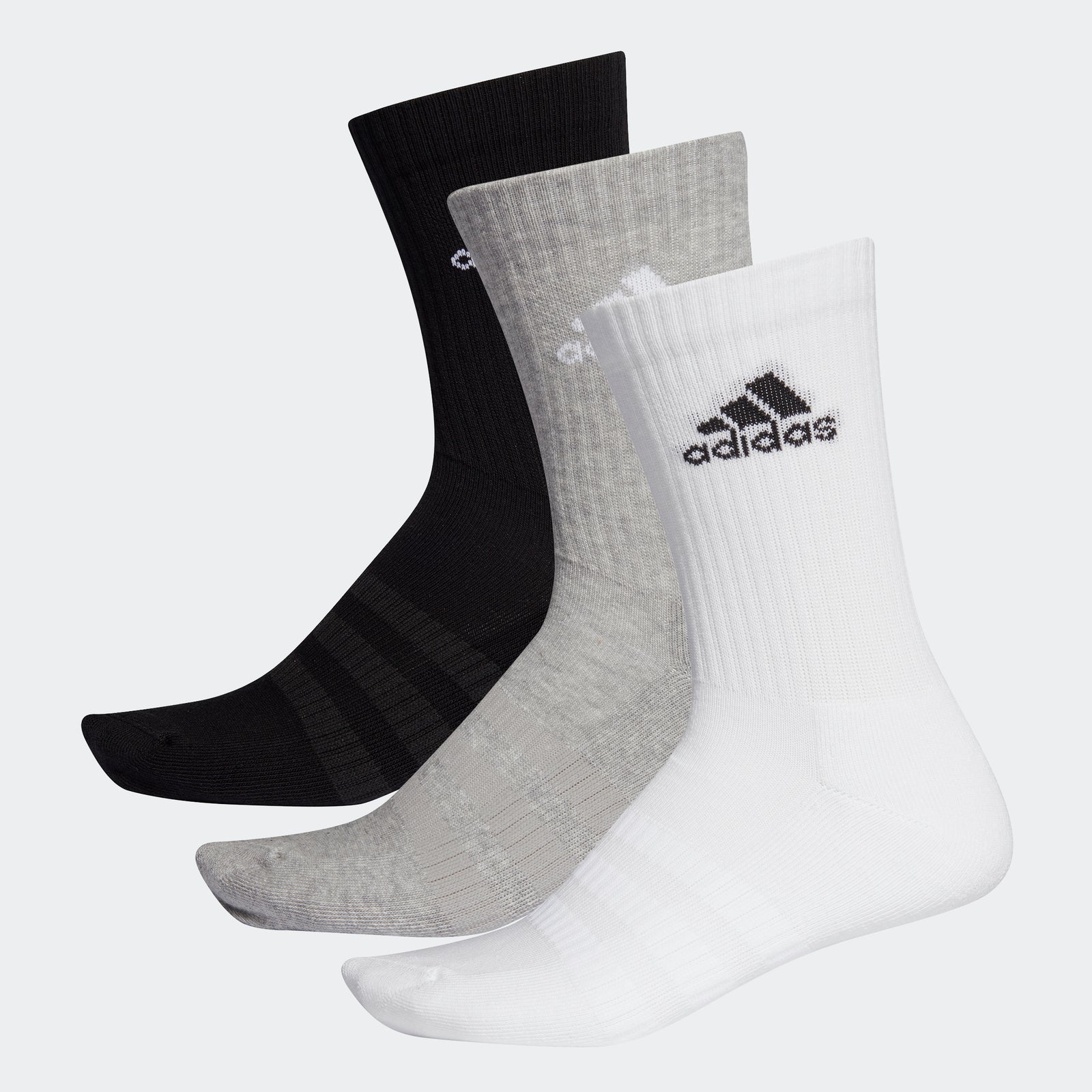 Adidas Training Cushcrew 3Pp Chaussettes Tousàges Unisexe Gris