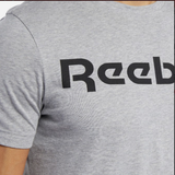 REEBOK T-SHIRT BLANC AVEC LOGO COUPE AJUSTÉ