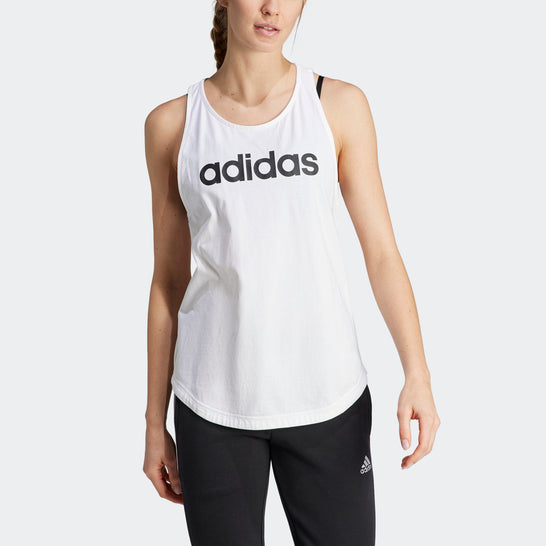 Adidas Sportswear Essentials Linear Logo Débardeur Adultes Femme Blanc