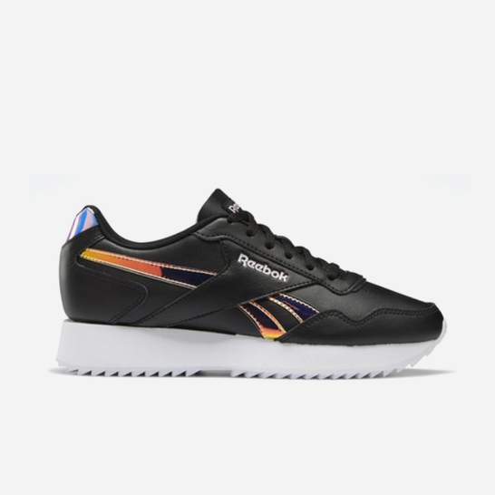 Reebok Royal Glide Ripple Clip Baskets Adultes Femme Noir